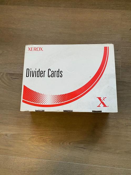 Xerox Divider Cards – 50 sets met tabs, Diversen, Papierwaren, Nieuw, Ophalen of Verzenden