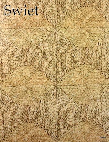 4734 Vintage sisal jute raffia look behang wallpaper swiet   beschikbaar voor biedingen