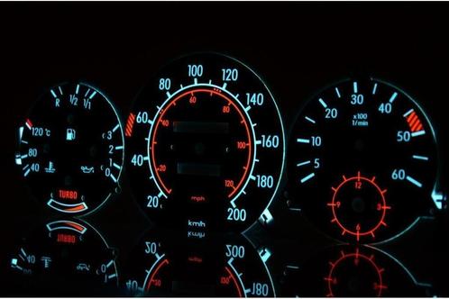 Mercedes E-klasse W123 - Indiglo Tellerplaten, Auto diversen, Tuning en Styling, Ophalen of Verzenden