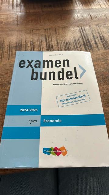 Havo examenbundel economie beschikbaar voor biedingen