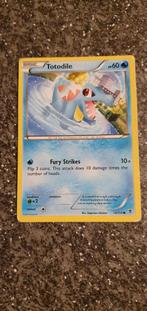 Totodile Pokémon Kaart - 15/119 Phantom Forces Heavy Played, Ophalen of Verzenden, Gebruikt, Losse kaart