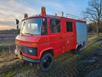 Mercedes 608 belastingvrij camper 1985 brandweer 508 dudo, Achterwielaandrijving, Zwart, Leder en Stof, 23 km/l