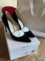 JIMMY CHOO Romy 100 suede zwart 39.5, Ophalen of Verzenden, Nieuw, Zwart, Pumps