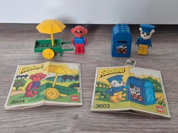 Lego Fabuland 3603 en 3604 met boekje beschikbaar voor biedingen