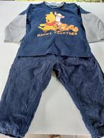 blauw ribcord broekje en T shirt l.mouw Winnie en Tygertje, Kinderen en Baby's, Babykleding | Maat 80, Gebruikt, Setje, Jongetje