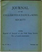 Journal of the English Folkdance and Song Society vol 6 no 2, Boeken, Muziek, Ophalen of Verzenden, Zo goed als nieuw, Genre of Stijl