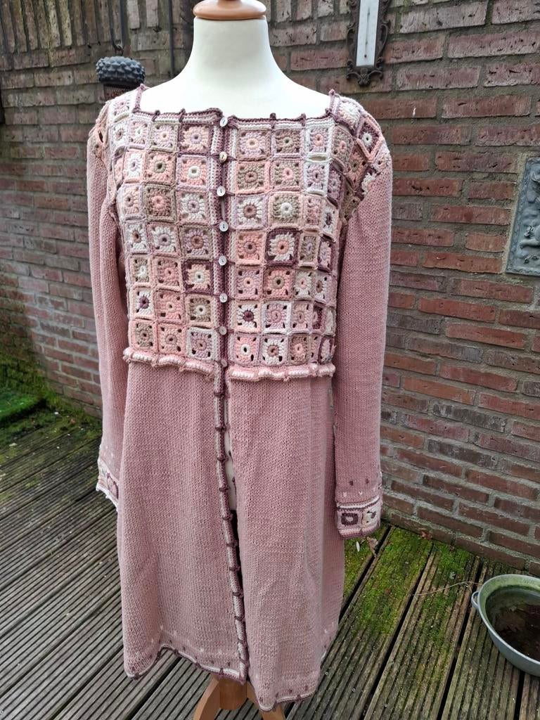 Handgemaakt Noors vest, Kleding | Dames, Truien en Vesten, Ophalen of Verzenden, Zo goed als nieuw
