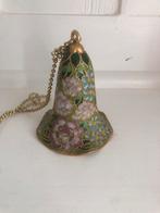 Vintage Cloisonné Bel met Bloemmotief, Ophalen of Verzenden