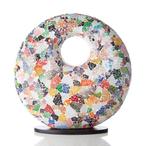 VillaFlor Tafellamp Glass Multi Color Donut, Ophalen of Verzenden, Nieuw