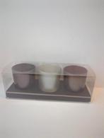 Kandelaar voor waxinelichtjes - drie stuks (één set), Ophalen of Verzenden, Nieuw, Overige materialen, Minder dan 25 cm
