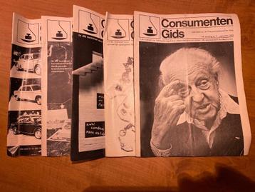 Consumentengids 1970 - 5 exemplaren  beschikbaar voor biedingen