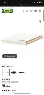 Utrusta 40x60 plank 2x nieuw, Ophalen, Wit, Nieuw, 50 tot 100 cm