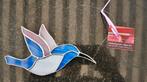 Kimberley Kerr Glas Art Tiffany hummingbird Kolibrie vog, Ophalen of Verzenden