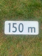 Verkeersbord, 150 meter bord, Ophalen of Verzenden, Zo goed als nieuw, Reclamebord