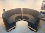Ronde kantoorbank / loungebank, Ophalen of Verzenden, Gebruikt, Stof