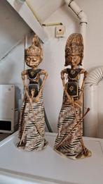 2 Indonesische wajang poppen, Huis en Inrichting, Ophalen of Verzenden, Zo goed als nieuw