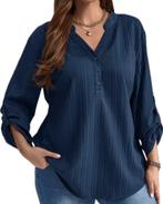 Top Celice Blauw-1 (46-54), Kleding | Dames, Verzenden, Nieuw, Blauw, Shirt of Top