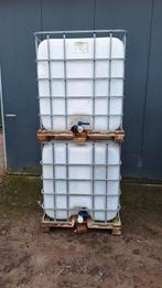 Ibc 1000 liter vaten regentonnen, Tuin en Terras, Regentonnen, Ophalen, Kunststof, Met kraantje, 150 liter of meer