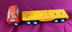 Vintage Tonka 55310 Vrachtwagen met Lowboy Trailer 1965, Ophalen, Gebruikt, Bus of Vrachtwagen