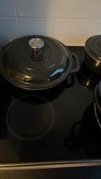 Te koop/ For sale Inductie kookplaat/ Induction cookingplate, Ophalen, 4 kookzones, Zo goed als nieuw, Inbouw