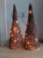 Kerst torentjes met LED lampjes 2x, Ophalen of Verzenden, Zo goed als nieuw