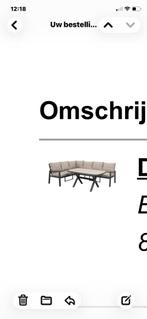 Mooie tuinset te koop!, Gebruikt, Eettafel, 6 zitplaatsen, Ophalen of Verzenden