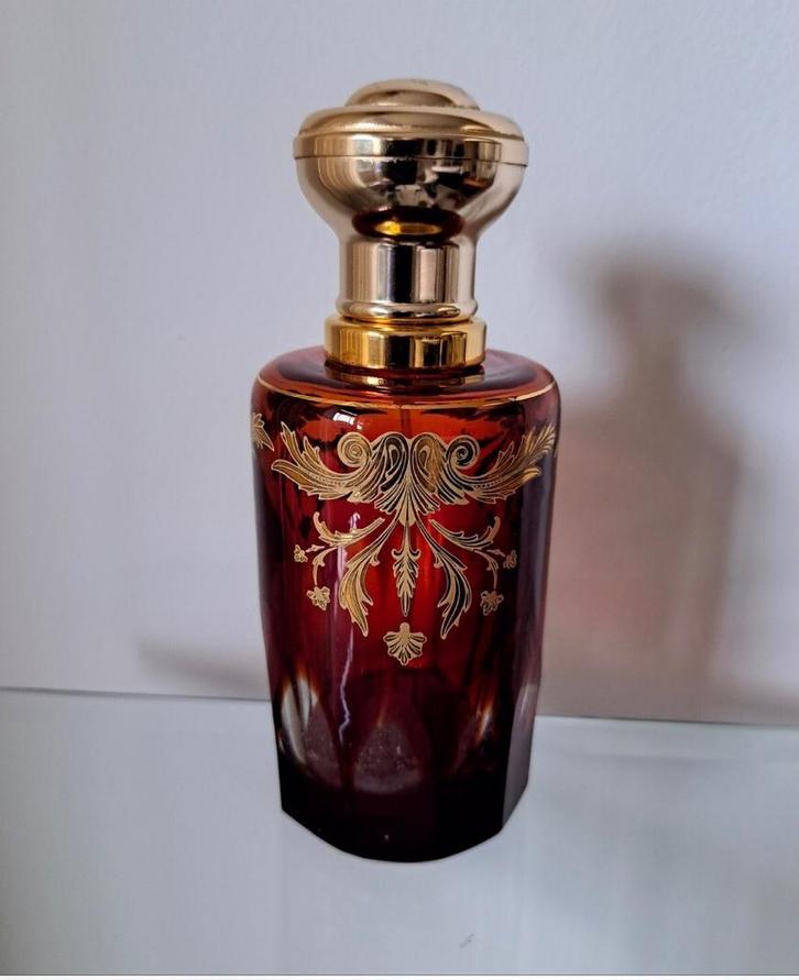 Parfum  Verstuiver Bohemian Kristal, perfect werkend, Antiek en Kunst, Curiosa en Brocante, Verzenden