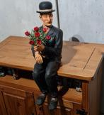Leuk groot beeld (Charlie Chaplin?) - zie omschrijving, Verzamelen, Ophalen of Verzenden, Gebruikt, Dier