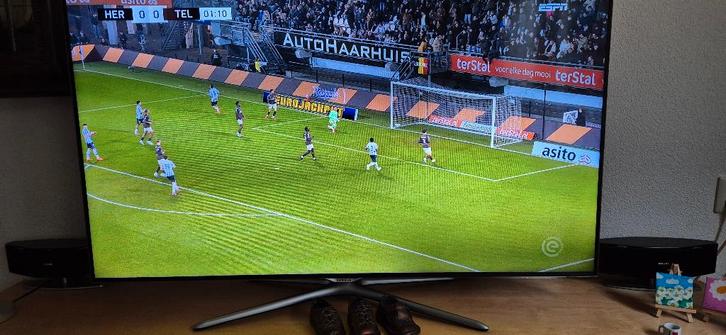 SAMSUNG SMART 55 INCH 3-D TELEVISIE FULL HD 100 HERZ, Audio, Tv en Foto, Televisies, Gebruikt, LED, 100 cm of meer, Full HD (1080p)