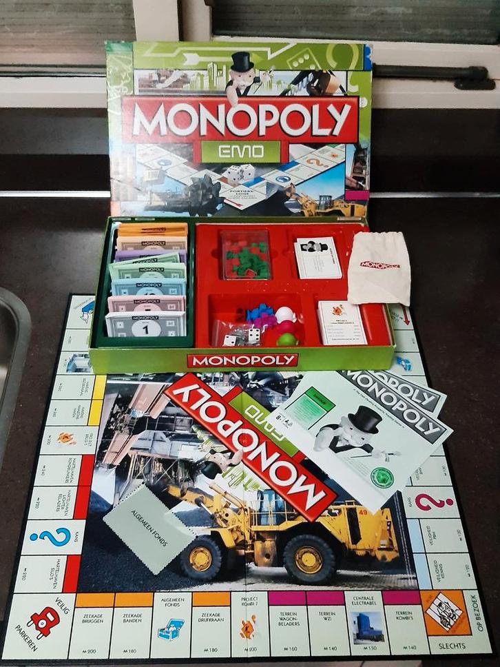 Monopoly emo nieuwstaat, Hobby en Vrije tijd, Gezelschapsspellen | Bordspellen, Zo goed als nieuw, Ophalen of Verzenden