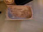 Mooie grote houten trog, Ophalen of Verzenden, Zo goed als nieuw, Rechthoekig, Hout