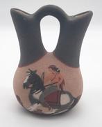 Vintage Native American Navajo zand (bruiloft) vaas, Antiek en Kunst, Ophalen of Verzenden