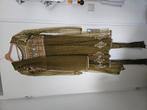 Olijfgroene Anarkali, Kleding | Dames, Gelegenheidskleding, Ophalen of Verzenden, Zo goed als nieuw, Maat 38/40 (M), Groen