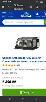 Te koop opblaasbare campertent, Ophalen of Verzenden, Zo goed als nieuw, Overige merken