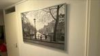 IKEA schilderij/poster in lijst – Amsterdam met rode, Ophalen, 125 cm of meer, Zo goed als nieuw, Schilderij