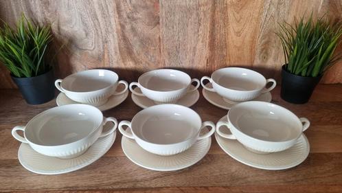Wedgwood Edme Soepkop en schotels soepkommen en schotels, Huis en Inrichting, Keuken | Servies, Zo goed als nieuw, Kop(pen) en/of Schotel(s)
