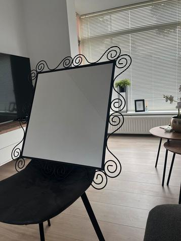 2 spiegels zwart lengte 73 cm / breedte 73 cm beschikbaar voor biedingen