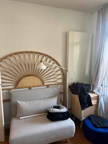 futonbed grijs 90x200 beschikbaar voor biedingen
