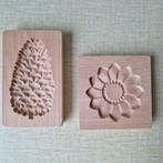 Nieuw beukenhout koekvorm zonnebloem dennenappel, Ophalen of Verzenden, Nieuw