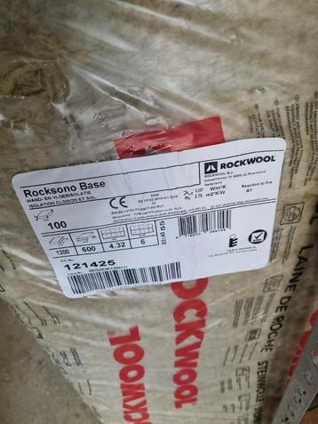 Nieuw pak steenwol isolatie 1200x600x100 mm beschikbaar voor biedingen