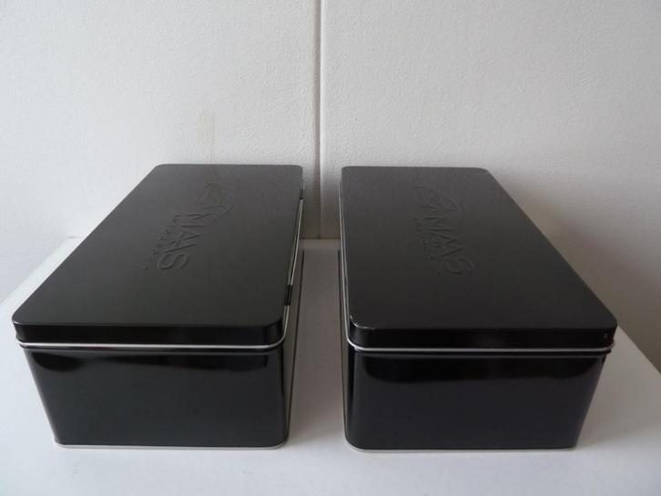 2 x Robuust zwart blik nieuw, Verzamelen, Blikken, Overige, Ophalen of Verzenden