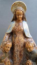 Jaren 40 - 50 Maria Madonna Draak Beeld Sculptuur Beesel, Ophalen of Verzenden