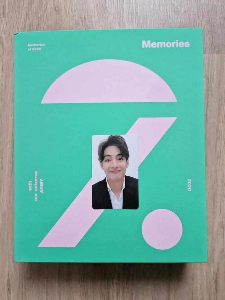 Bts Memories Of 2020 incl. V photocard, Verzamelen, Muziek, Artiesten en Beroemdheden, Nieuw, Overige typen, Verzenden