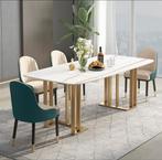Echte Marmer eettafel, Huis en Inrichting, Tafels | Eettafels, Ophalen, 50 tot 100 cm, Zo goed als nieuw, Vijf personen of meer