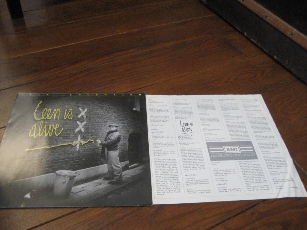 Leen jongewaard lp leen is alive, Cd's en Dvd's, Vinyl | Nederlandstalig, Ophalen of Verzenden, Zo goed als nieuw, 12 inch, Pop