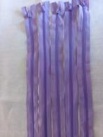 5 lila nylon Ritsen van 35 cm., Ophalen of Verzenden, Nieuw, Rits of Sluiting