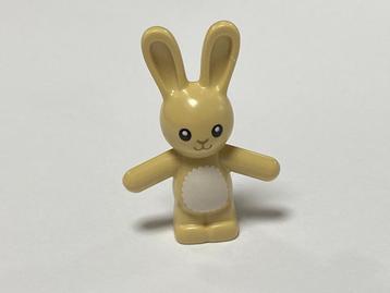 Lego nieuwe beige konijn / knuffeldier met witte buik beschikbaar voor biedingen