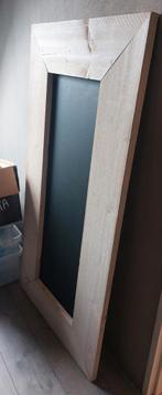 Leuk groot steigerhouten krijtbord, ophangen neerzetten., Huis en Inrichting, Ophalen, Rechthoekig, 50 tot 75 cm, Minder dan 100 cm
