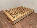 Ikea Mandal bed met 4 lades 140 x 200 cm, Ophalen, Gebruikt, Bruin, Tweepersoons