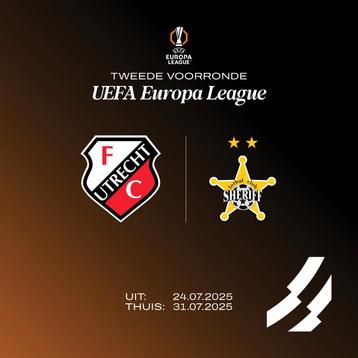 2 kaarten Fc Utrecht vs FC Sheriff Tiraspol beschikbaar voor biedingen